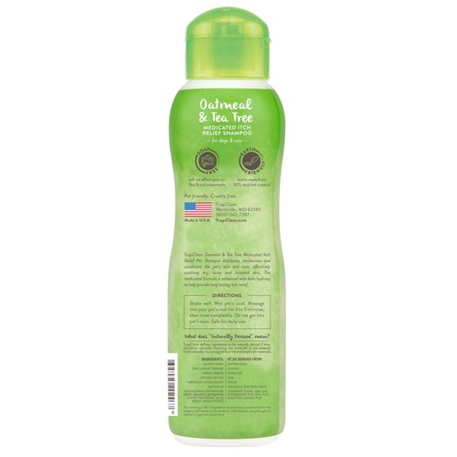 TropiClean Oatmeal and Tea Tree Shampoo thumbnail 2