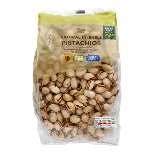M&S Natural In-Shell Pistachios