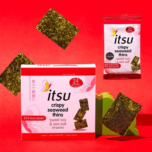 itsu Seaweed Thins Sweet Soy & Sea Salt Multipack thumbnail 2