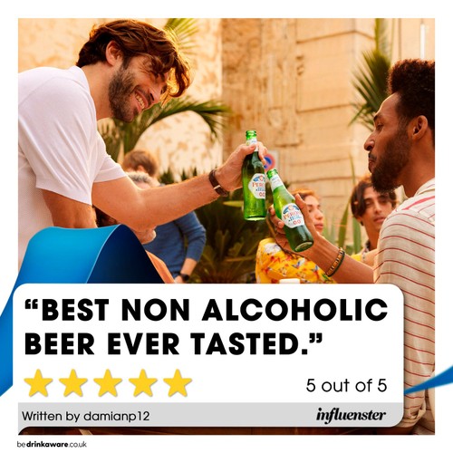 Peroni Nastro Azzurro 0% Alcohol-Free Beer Lager Bottles thumbnail 5