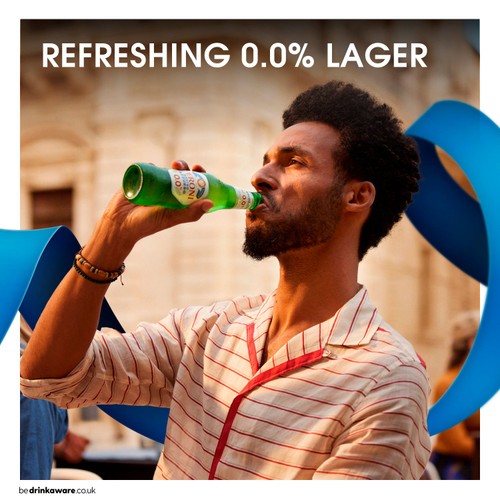 Peroni Nastro Azzurro 0% Alcohol-Free Beer Lager Bottles thumbnail 6