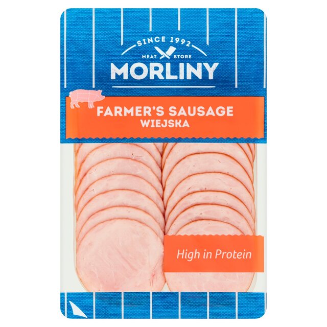 Morliny Wiejska Smoked Pork Sausage Slices