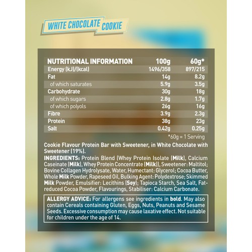 Grenade White Chocolate Cookie Protein Bar Multipack thumbnail 4