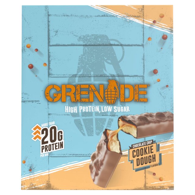 Grenade Cookie Dough Soy Protein Bar thumbnail 3