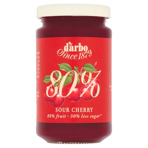 Darbo Sour Cherry 80% Fruit (30% less sugar)
