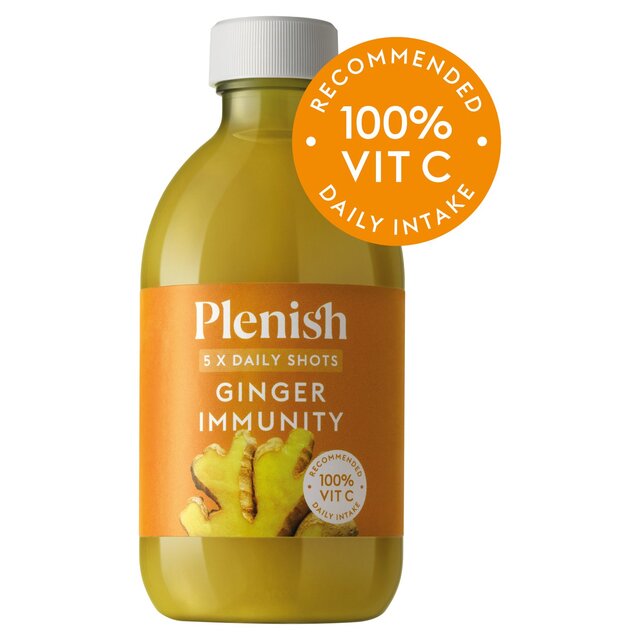 Plenish Ginger Immunity Dosing Bottle 5x Shots