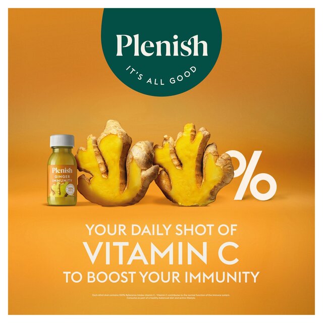 Plenish Ginger Immunity Dosing Bottle 5x Shots thumbnail 4