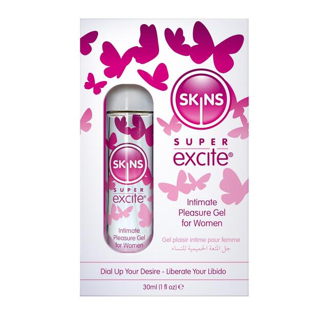 Skins Super Excite Clitoral Stimulation Lubricant Gel thumbnail 2