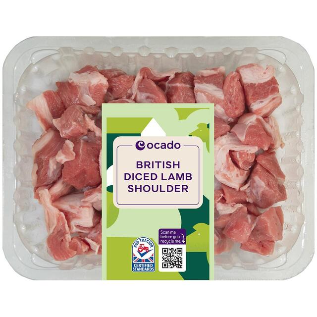 Ocado British Diced Lamb Shoulder