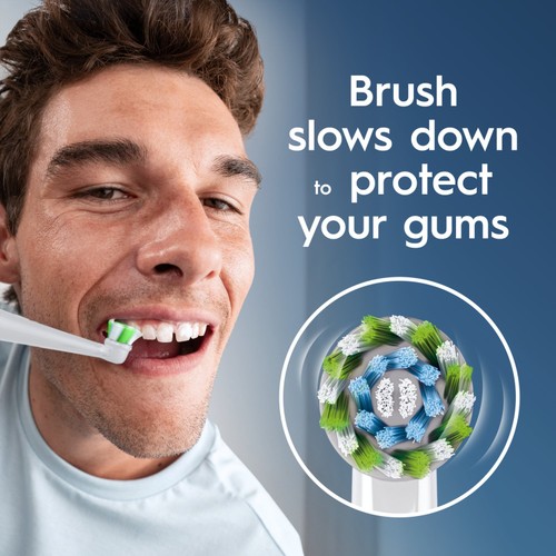 Oral-B Pro 1 Cross Action Pink Electric Toothbrush thumbnail 4