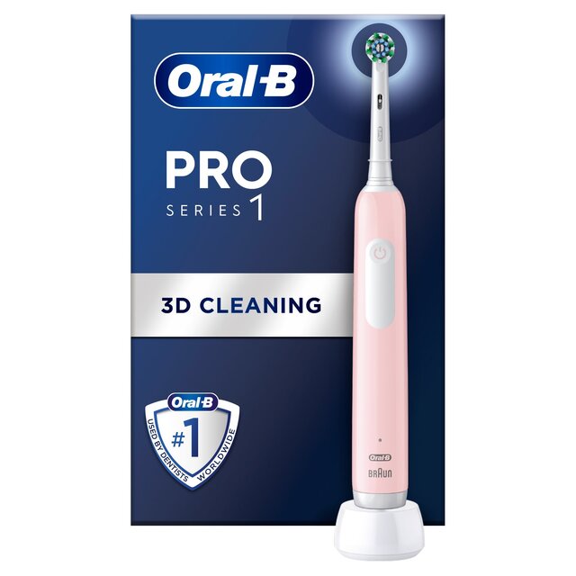 Oral-B Pro 1 Cross Action Pink - Image 1