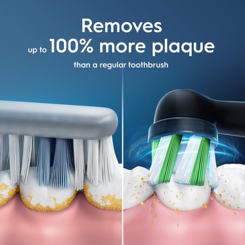 Oral-B Pro 1 Cross Action Black Electric Toothbrush thumbnail 3