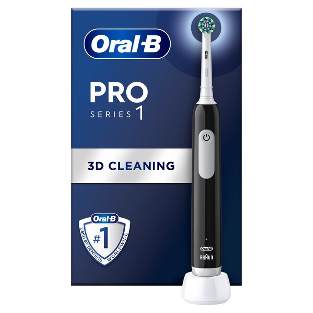 Oral-B Pro 1 Cross Action Black - Image 1
