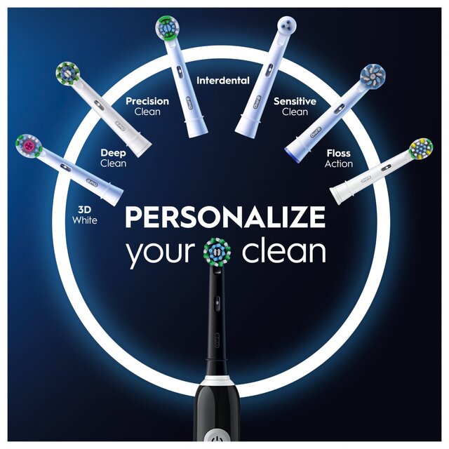 Oral-B Pro 1 Cross Action Black thumbnail 3