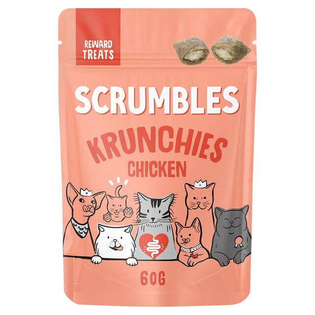 Scrumbles Chicken Krunchies Cat Treat