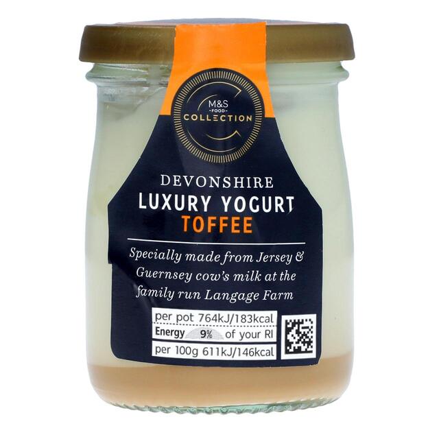M&S Luxury Toffee Yogurt