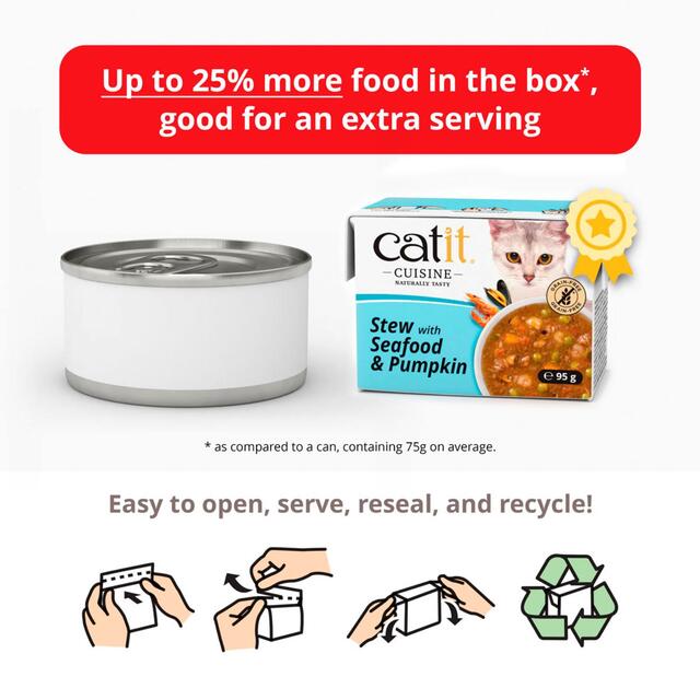 Catit Cuisine Seafood & Pumpkin Stew thumbnail 4