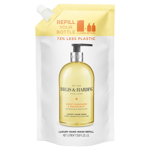 Baylis & Harding Sweet Mandarin & Grapefruit Hand Wash Refill Pouch