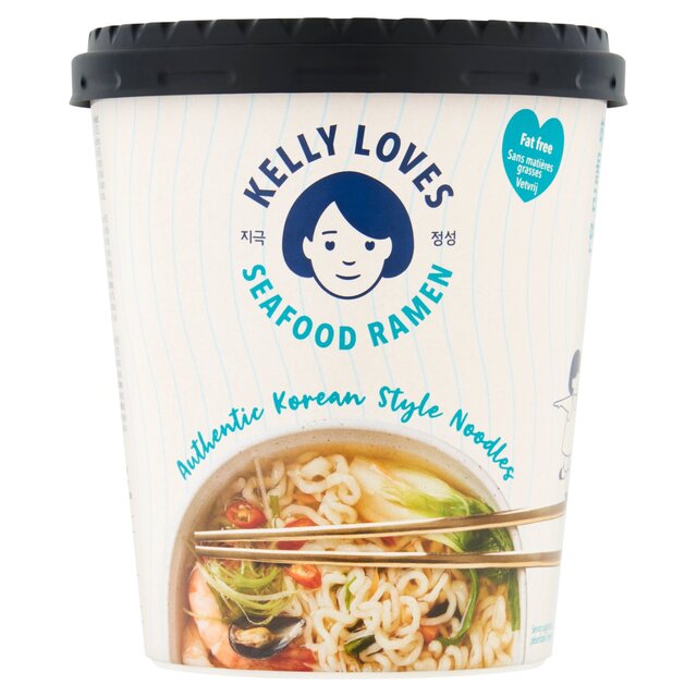 Kelly Loves Korean Seafood Ramen Noodles