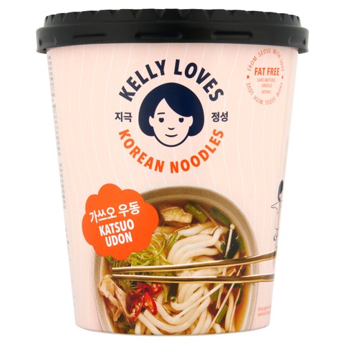 Kelly Loves Korean Katsuo Udon Noodles