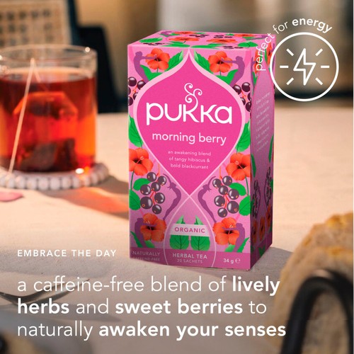Pukka Teas Organic Morning Berry 20 tea bags thumbnail 8