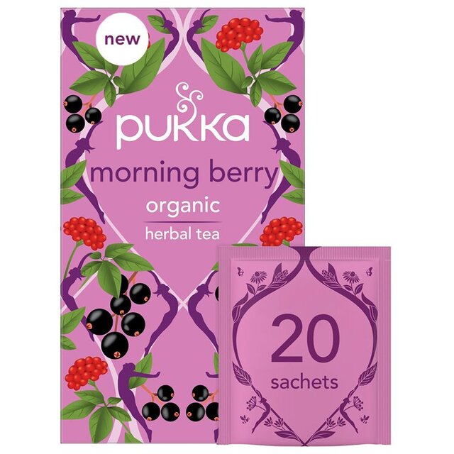 Pukka Teas Organic Morning Berry 20 tea bags thumbnail 2