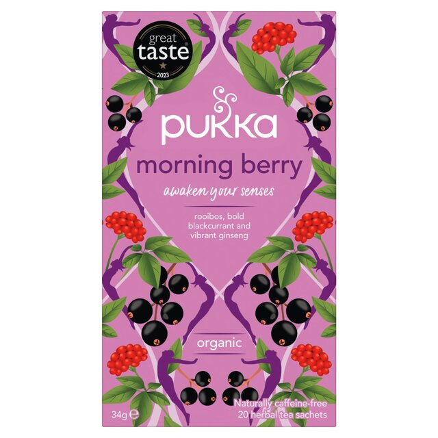 Pukka Teas Organic Morning Berry 20 tea bags thumbnail 3