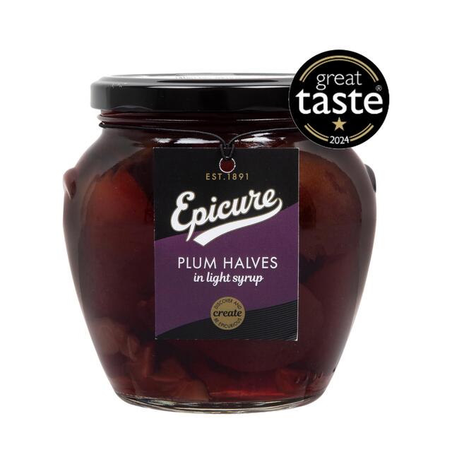 Epicure Plum Halves in Syrup