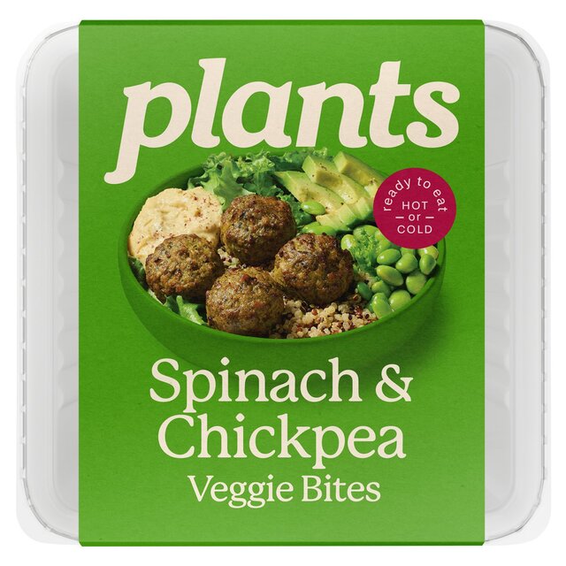 Plants Chickpea, Spinach & Basil Veggie Bites
