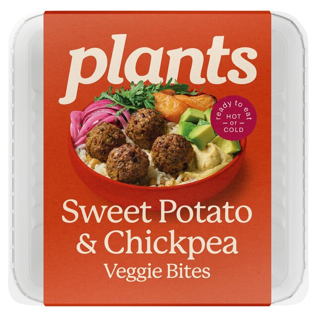 Plants Sweet Potato, Chickpea & Harissa Veggie Bites