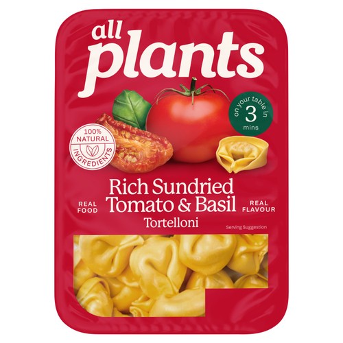 Plants Rich Sun-Dried Tomato & Basil Tortelloni