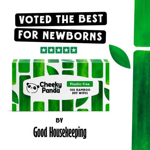 The Cheeky Panda Bamboo Baby Dry Wipes thumbnail 5