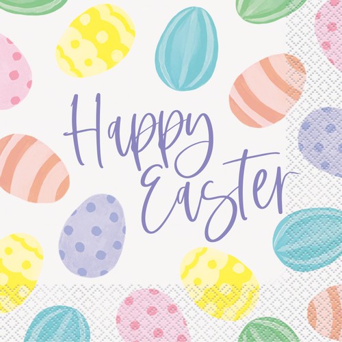 Classic Easter 2 Ply Paper Party Napkins