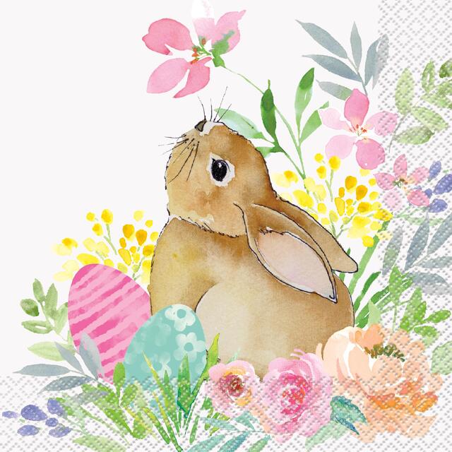 Watercolour Pastel Easter Paper Napkins