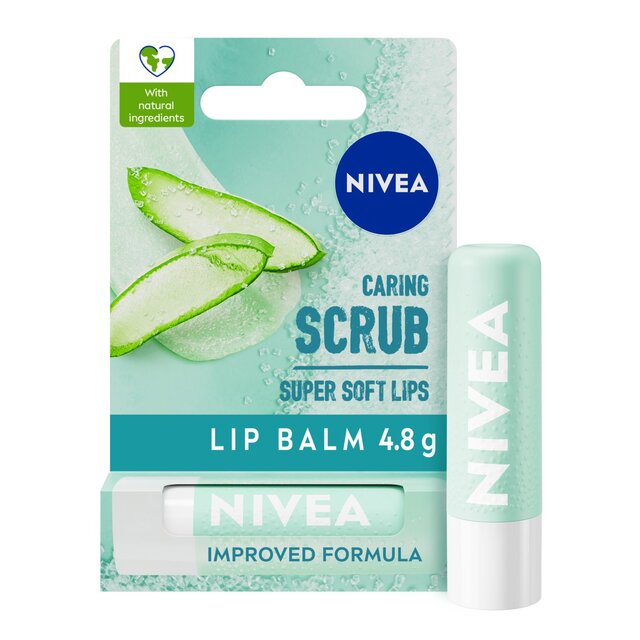 NIVEA Aloe Vera Caring Scrub Lip Balm