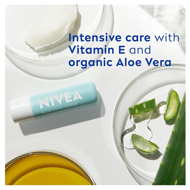 NIVEA Aloe Vera Caring Scrub Lip Balm thumbnail 4