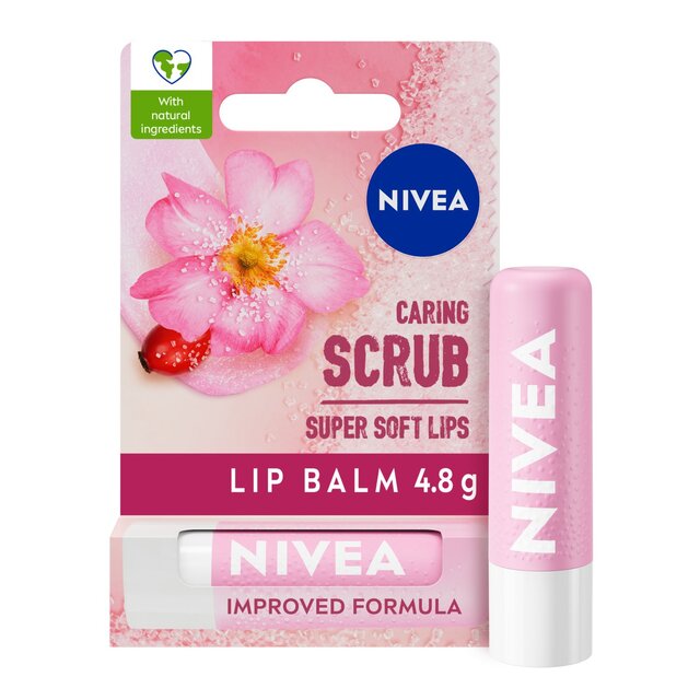 NIVEA Rosehip Oil Caring Scrub Lip Balm