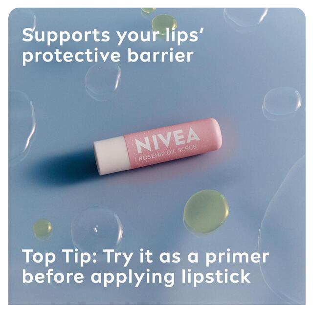NIVEA Rosehip Oil Caring Scrub Lip Balm thumbnail 3
