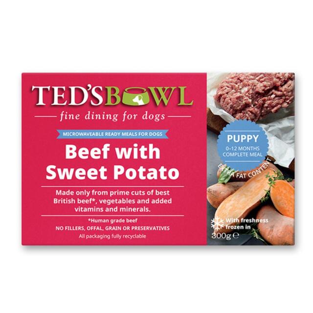 Ted's Bowl Beef with Sweet Potato for Puppy