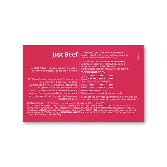 Ted's Bowl Just Beef for Cat thumbnail 2