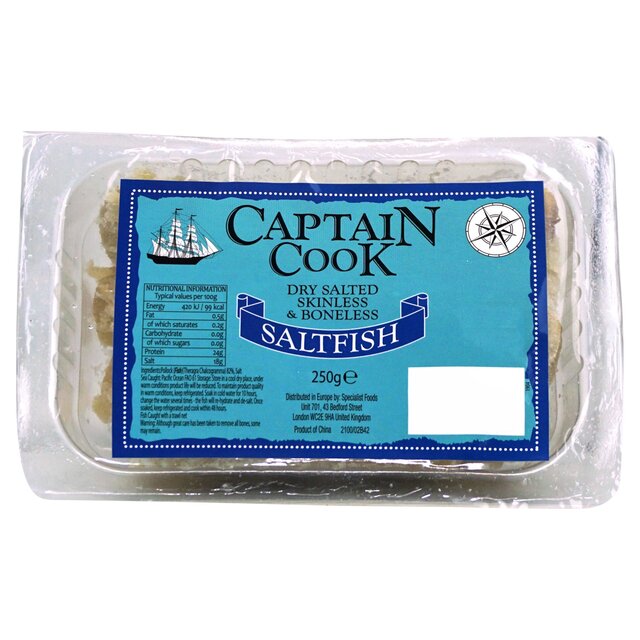 Captain Cook Dry Salted Skinless & Boneless Salt Fish