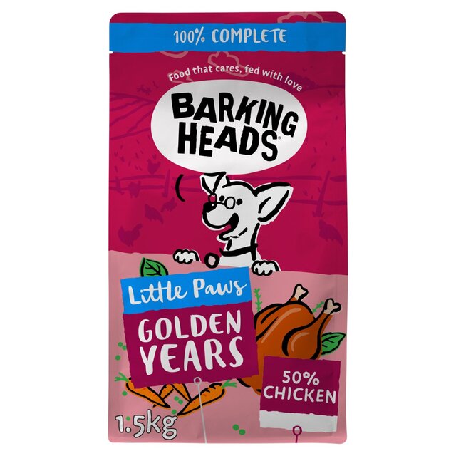 Barking Heads Little Paws Golden Years Dry Dog Food