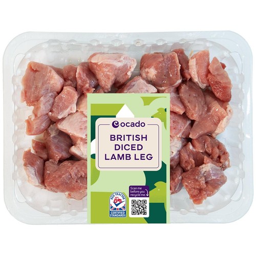 Ocado British Diced Lamb Leg
