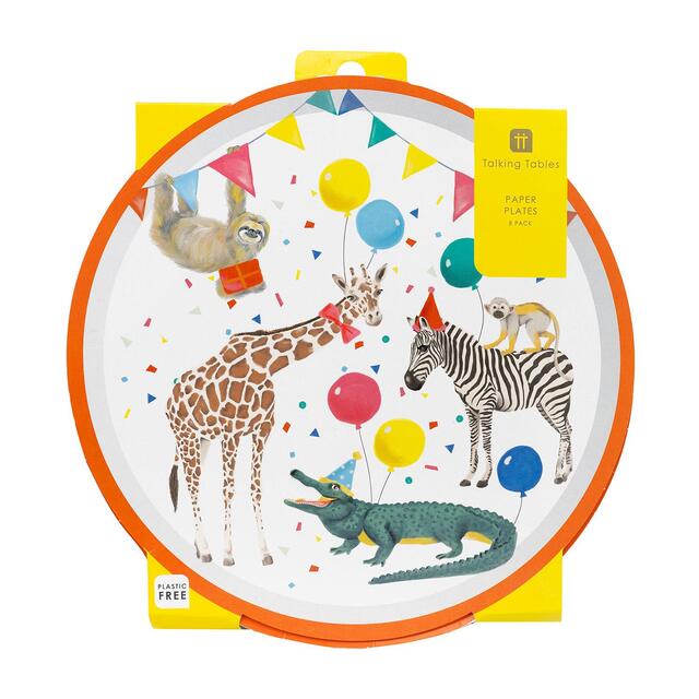 Safari Animal Paper Party Plates
