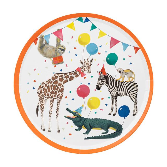 Safari Animal Paper Party Plates thumbnail 2