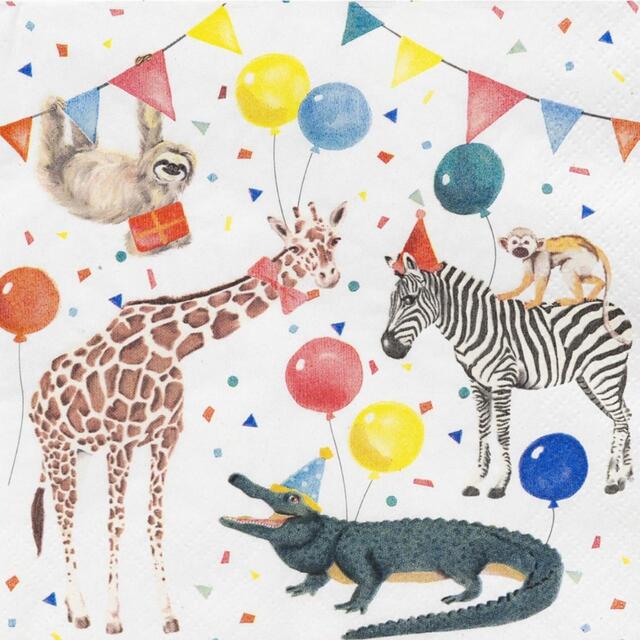 Talking Tables Safari Animal Paper Napkins