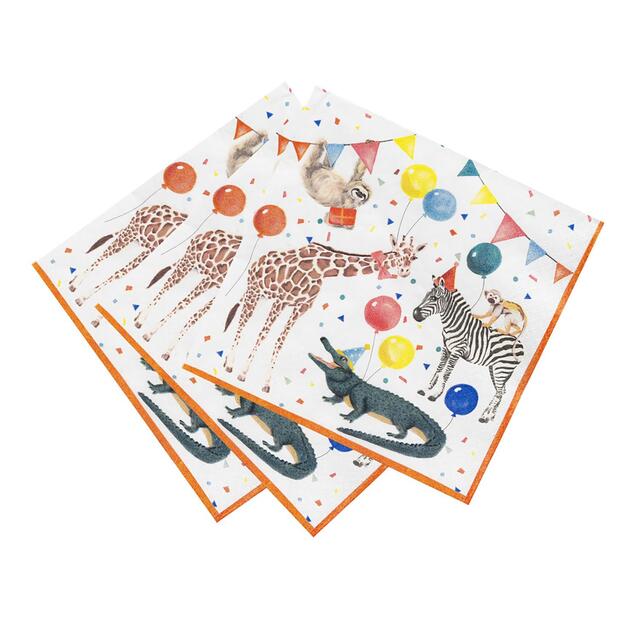 Talking Tables Safari Animal Paper Napkins thumbnail 2