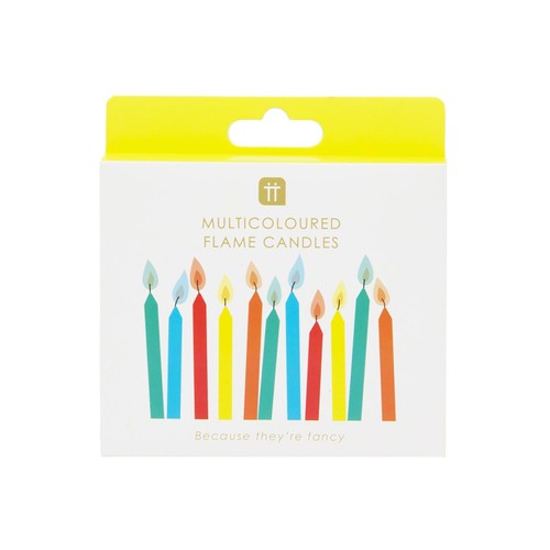Talking Tables Rainbow Colour Flames Candles