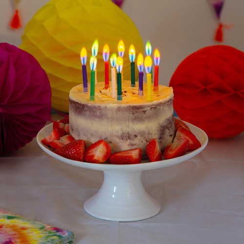 Talking Tables Rainbow Colour Flames Candles thumbnail 3