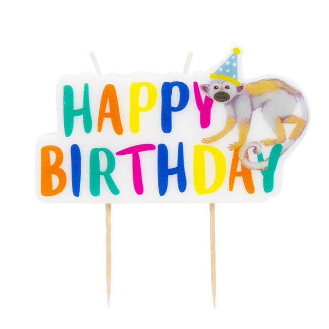 Talking Tables Safari Animal Birthday Candle